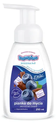 Produktbild von Bambino Rodzina & Wedel: Handseife mit Himbeergeschmack, Schaum, 250 ml