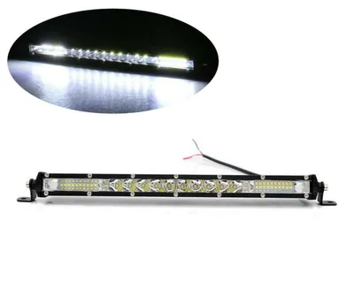 Zdjęcie produktu dla Listwa świetlna LED 28,5 cm, 4500 lm, 90 W, ultracienka, 12–24 V, kombinowana (rozproszone i punktowe)