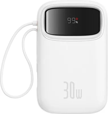 Produktbild von Baseus QPow2 Lithium Polymer (LiPo) 10000 mAh Weiß
