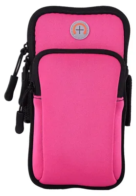 Productafbeelding van Sportarmtasche voor Smartphone tot 6 inch, waterdicht en elastisch (Roze)