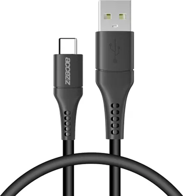 Productafbeelding van Accezz USB-C naar USB kabel - 0,2 meter - Zwart