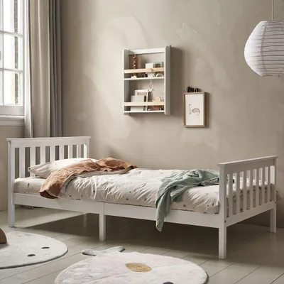 Produktbild von Petite Amélie Kinderbett Milo - 90x200 cm - Weiß  – mit Lattenrost