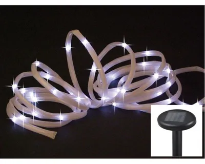 Produktbild von Solar LED Lichterschlauch Partylicht Solarlicht Blink-oder Dauerlicht Dekoration