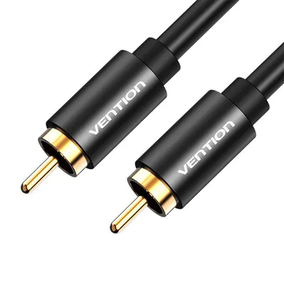 Image de Câble audio Rca Vention Vab-R09-B200 2M (Noir)