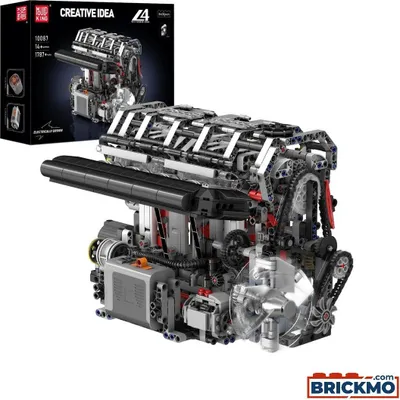 Produktbild von Mould King Motorised L4 Gasoline Engine 10087