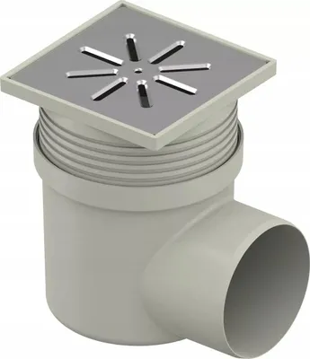 Image de Siphon de sol Uponor, DN 110, évacuation latérale