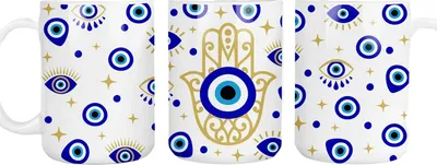 Obrázek produktu pro Hrnek 300ml Eye of the Prophet Turecko Řecko Nazar