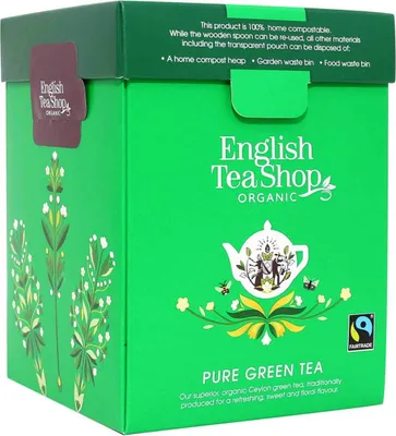 Produktbild von ETS - Grüner Tee, BIO Fairtrade, Loser Tee, 80g Box