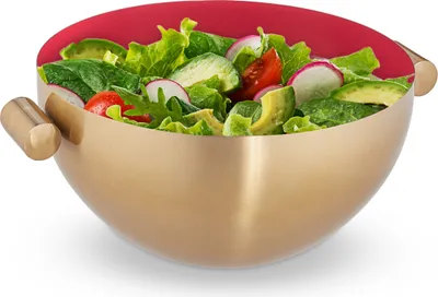 Produktbild von relaxdays Servierschüssel aus Edelstahl