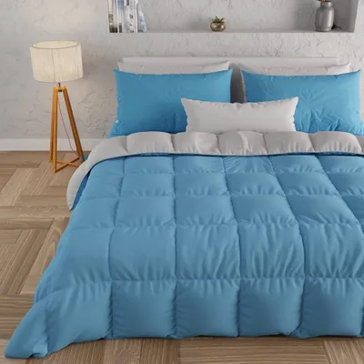 Winterdecke 220x260 cm, doppelseitig, antiallergisch, Mikrofaser, 300 g/m²