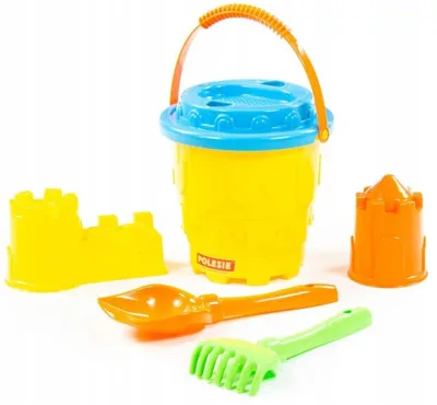 Obrázok produktu pre Polesie Sada hračiek do pieskoviska - hradíky, formičky, vedierko