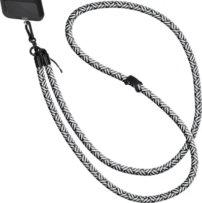 Produktbild von imoshion   Universal-Telefonkordel one size - 10 mm dick - Schwarz / Weiß
