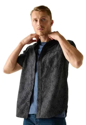 Produktbild von Regatta Mindano Kurzarmhemd Schwarz 3XL Mann Schwarz 3XL