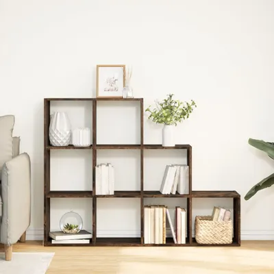 Produktbild von "im Sonderangebot" Raumteiler-Bücherregal 3 Stufen Räuchereiche 137,5x29x103,5 cm - DEMöbel7384428