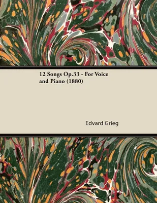 Produktbild von 12 Lieder op.33 - für Gesang und Klavier (1880)