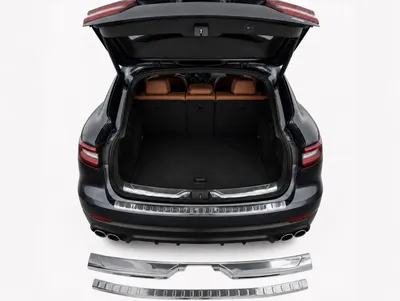 Immagine prodotto di Protezione per il bordo del bagagliaio in acciaio inossidabile, interna ed esterna cromata, compatibile con Maserati Levante, anno di produzione 2022-2024 | Facelift