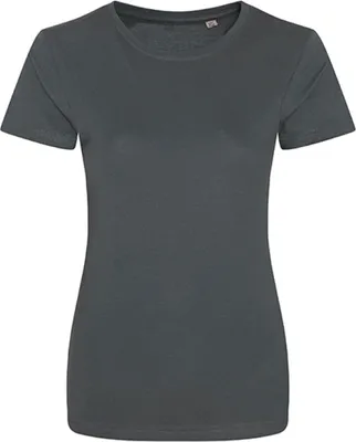 Produktbild von Ecologie EA001F | Damen Cascades Ladies` Tee / 100% Baumwolle - Farbe: Charcoal - Größe: XL