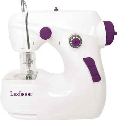 Produktbild von LEXIBOOK - L'Atelier de Couture - Beleuchtete Nähmaschine, abnehmbarer Tisch, Bastelanleitungen und Zubehör