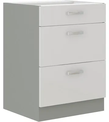 Produktbild von ULLERIKE Kommode – Breite 60 cm, weiß/grau