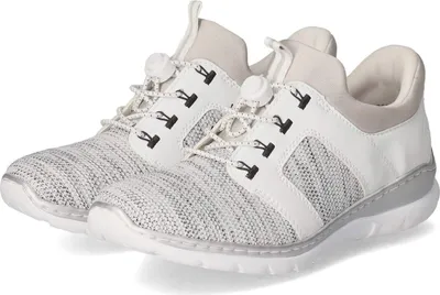 Produktbild von Rieker Damen Low Sneaker Grau Textil Synthetik Mix Größe: 39