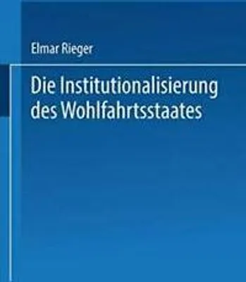 Obrázok produktu pre Die Institutionalisierung des Wohlfahrtsstaates
