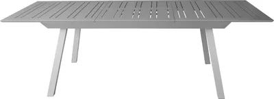 Produktbild von Gardissimo ausziehbarer Aluminium-Gartentisch / Ausziehtisch "Eterno" silber 172 / 243 x 100 cm (L x B)