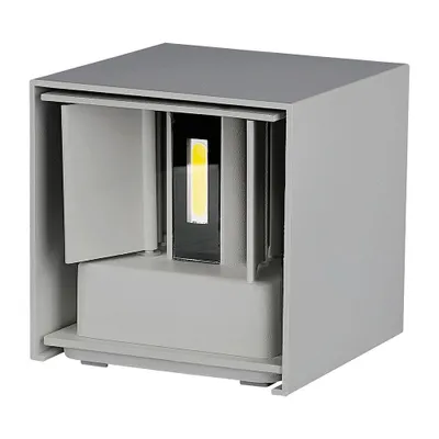 Obrázek produktu pro LED Solution Šedé fasádní LED svítidlo hranaté 11W IP65 Barva světla: Denní bílá 218532