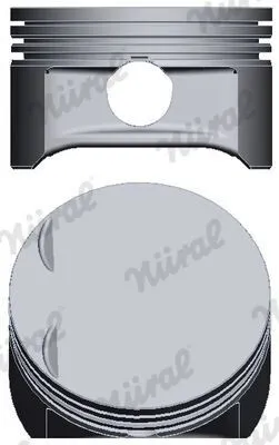 Produktbild von NÜRAL 87-102707-10 Kolben für OPEL Corsa C Schrägheck (X01) Astra G CC (T98) Corsa B Schrägheck (S93) Astra G Caravan (T98) AGILA (A) (H00)