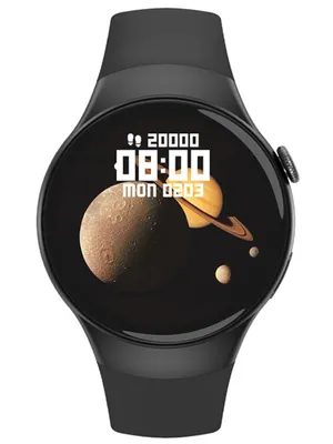 Image de Rubicon Smartwatch Noir Montre de sport Gestion des trackers et des notifications