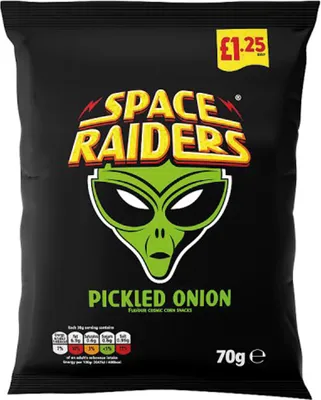 Produktbild von Space Raiders Pickled Onion Chips 70g