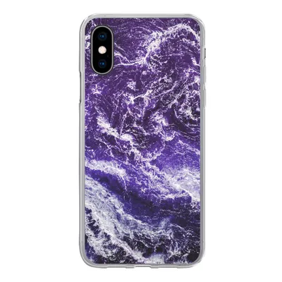 Produktbild von MuchoWow® Handyhülle Schutzhülle Hülle für iPhone X Mineralien - Muster - Naturstein Silikon Softcase Handy Hülle - Handyhülle