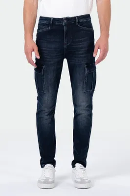 Produktbild von M.O.D Miracle of Denim Edward Cargo Jeans Herren Eagle Blue Black Jogg