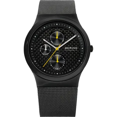 Produktbild von BERING Ceramic Herren Multifunktionsuhr schwarz/grau 32139-222