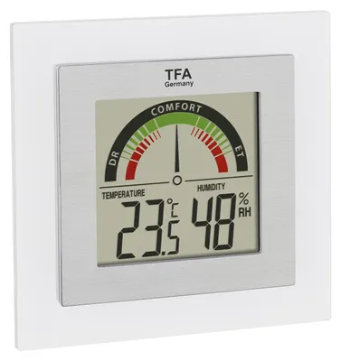 Produktbild von TFA Thermo-Hygrometer, digital, für innen, Raumklima, Kontrolle, Messgerät