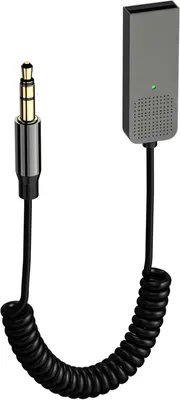 Produktbild von Bluetooth 5.2 Adapter mit Mikrofon - USB auf 3.5mm für Bluetooth-Autozubehör & Stereoanlage