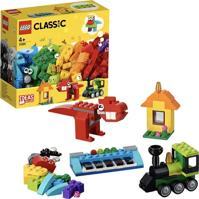 Produktbild von LEGO 11001 Classic Bausteine - Erster Bauspaß, Baukasten mit LEGO Steinen, Konstruktionsspielzeug ab 4 Jahre, tolles Geschenk