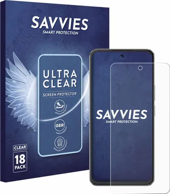 Produktbild von 18x Für Cubot Note 60 Schutzfolie Savvies Displayschutz Display Schutz Folie Klar Transparent