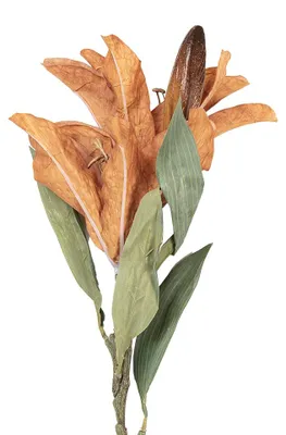Produktbild von Clayre & Eef Kunstblume 88 cm Gelb Kunststoff