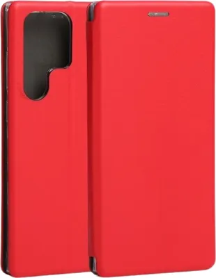 Produktbild von Beline Buchhülle Magnetisch Samsung S23 Ultra S918 Rot/Rot