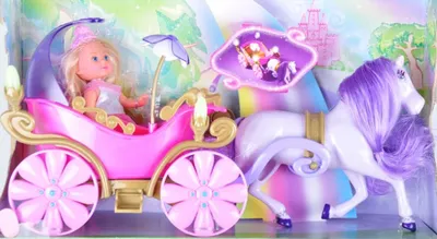 Produktbild von Simba EVI´S FAIRY CARRIAGE Evi mit Kutsche und Pferd Steffi Love Ankleidepuppe