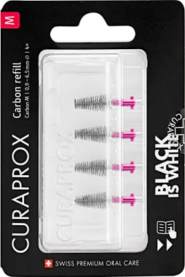 Zdjęcie produktu dla CURAPROX CPS Black is White Carbon vel. M, 4 ks