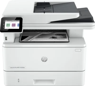 Immagine prodotto di Stampante HP Laserjet Pro Mfp 4102Fdw, monocromatica, per PMI, stampa/copia/scansione/fax, WLAN, Instant Ink, 2Z624F