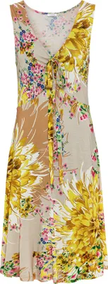 Produktbild von LASCANA Jerseykleid sand-gelb bedruckt Größe 38