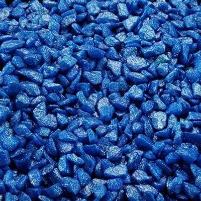 Productafbeelding van Aqua D'ella Glamour Stone Ocean Blauw aquariumgrind 6-9 mm | 2 kg | decoratieve bodembedekking