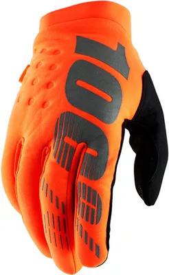 Immagine prodotto di 100% Guanti Brisker Junior Colore: Arancione, Taglia: L