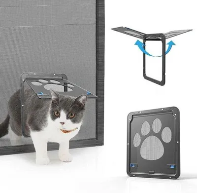 Produktbild von Einfach zu installierendes Fliegengitter, katzenfreundlich, für kleine Hunde
