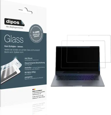 Obrázek produktu pro 2x dipos GlassAR Xiaomi Mi Notebook 15.6 Zoll