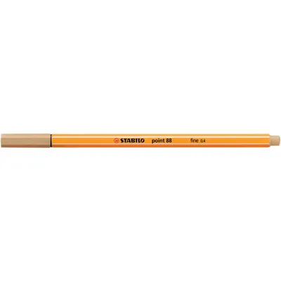 Obrázok produktu pre Fineliner - STABILO point 88 - jednoduché pero - tmavá okrová