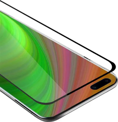 Produktbild von Cadorabo Panzerfolie für Huawei P40 pro + Schutzfolie in Weiß Vollbild Folie Tempered Display Schutzglas