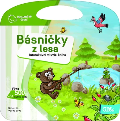 A children's book cover featuring cartoon animals in a forest setting.